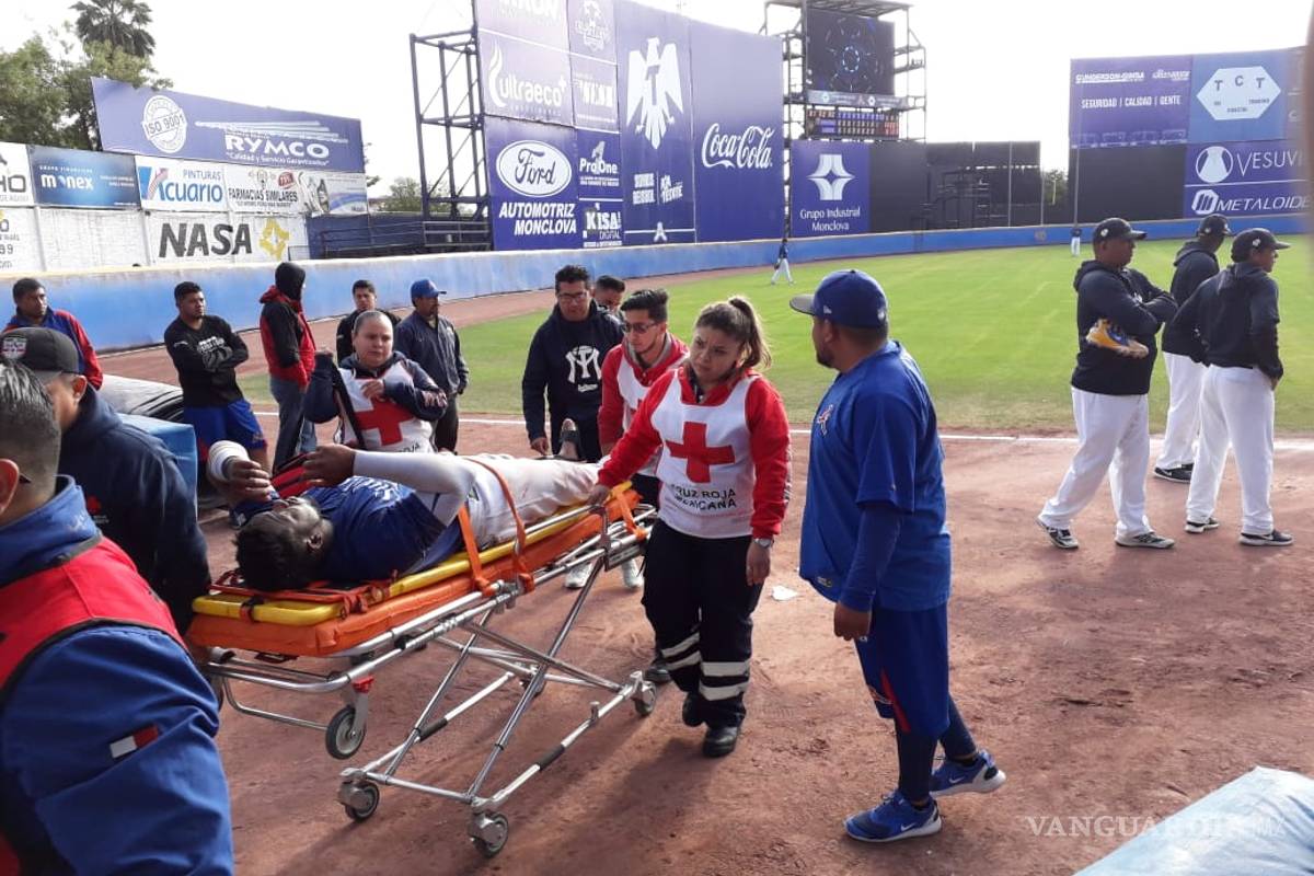 Jugador de los Sultanes de Monterrey sufre aparatoso accidente en la Copa Gobernador