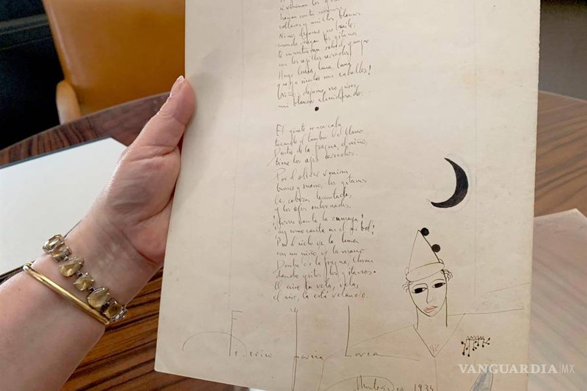 Subastan en París un raro manuscrito de Lorca