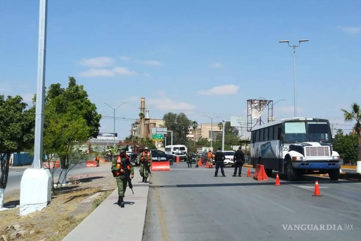 Intensifican filtros sanitarios en los cruces de Gómez Palacio a Torreón