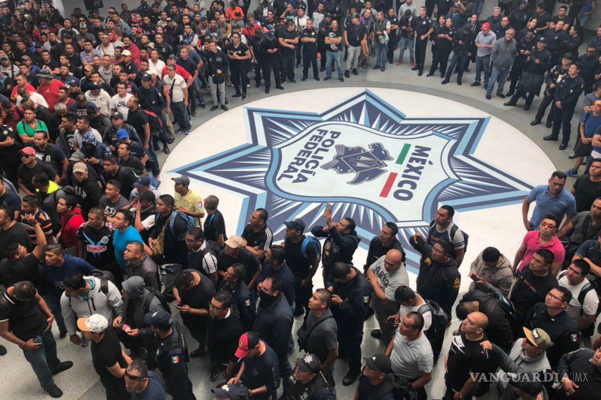 Hoy se responderá a pliego petitorio de Policía Federal por quejas contra Guardia Nacional