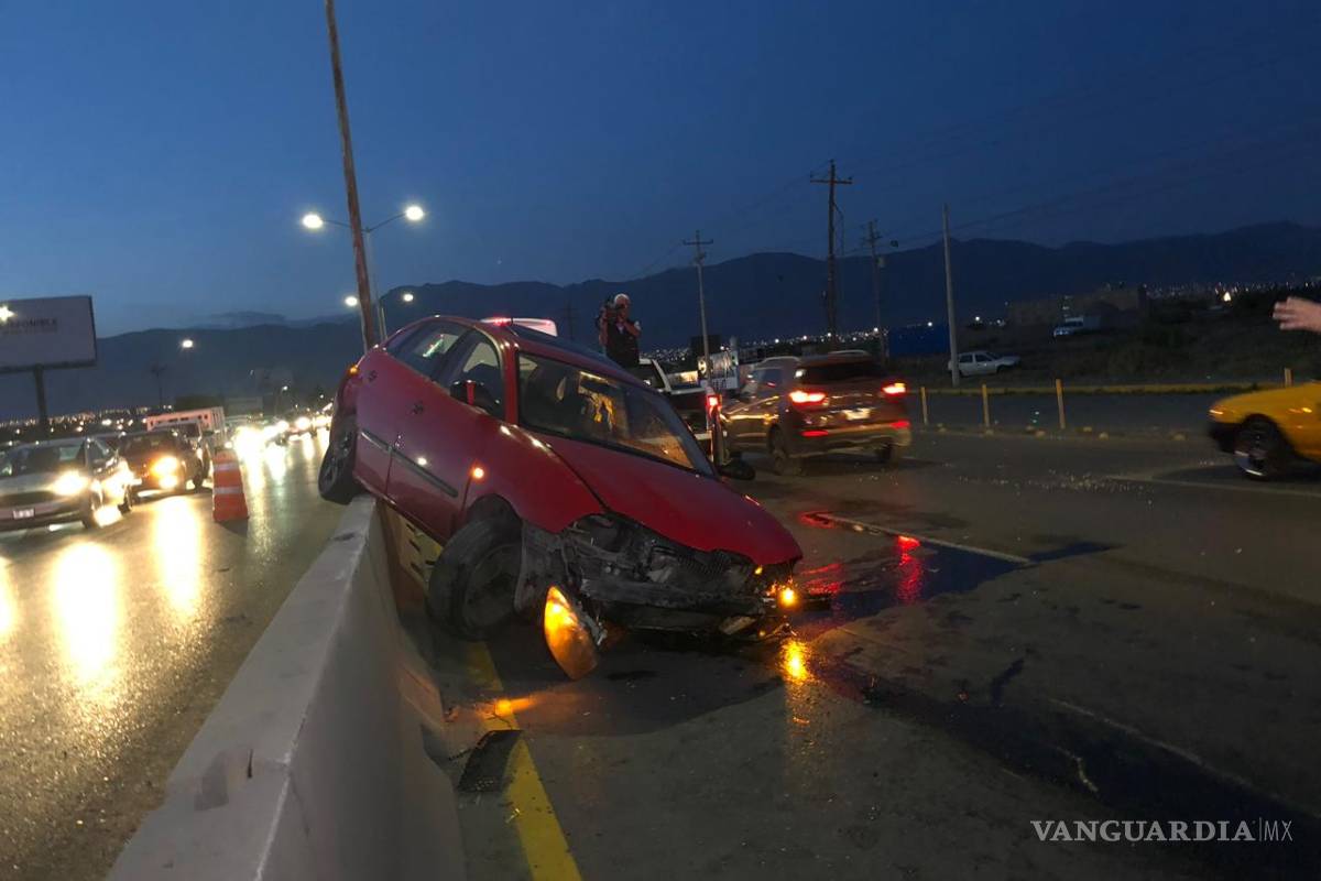 Acaba sobre una ballena y causa otro choque