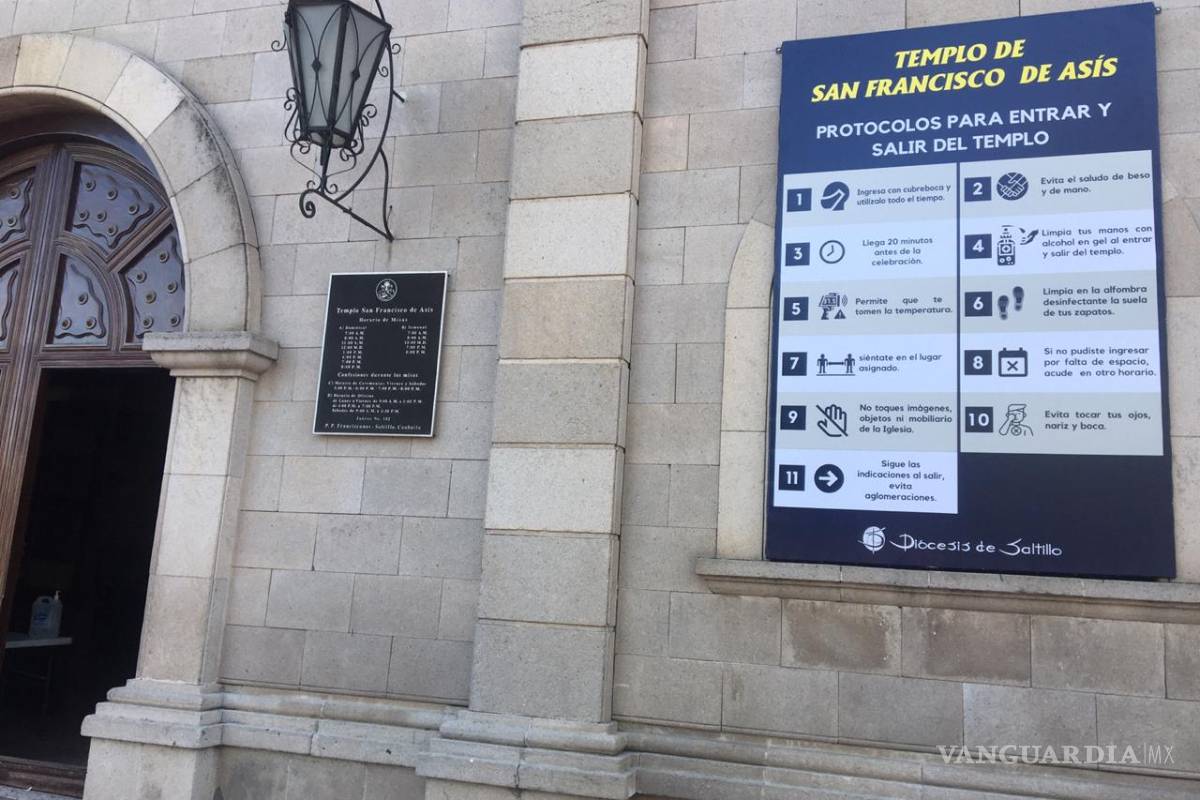 $!Reactivan templos católicos de Saltillo