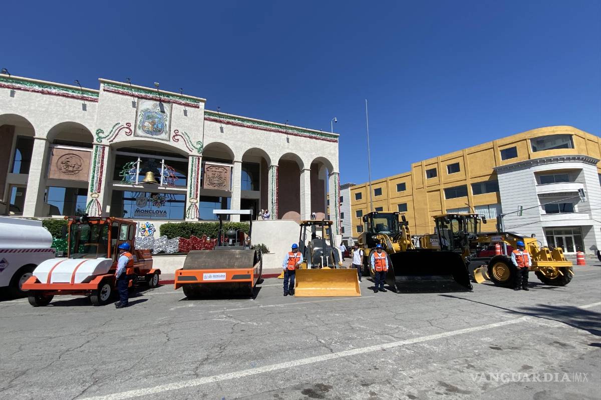 Adquiere municipio de Monclova maquinaria con 15 mdp