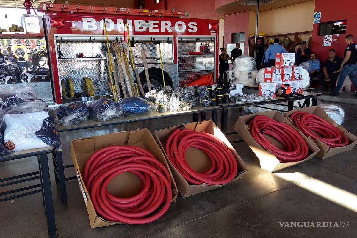 Disminuyen 20% salidas de bomberos en Piedras Negras para sofocar incendios