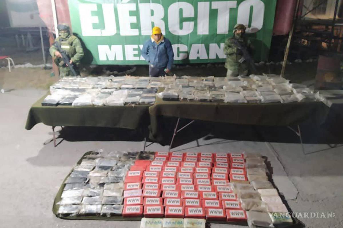 Decomisan 150 millones de pesos en cocaína en SLP; era transportada en una pipa