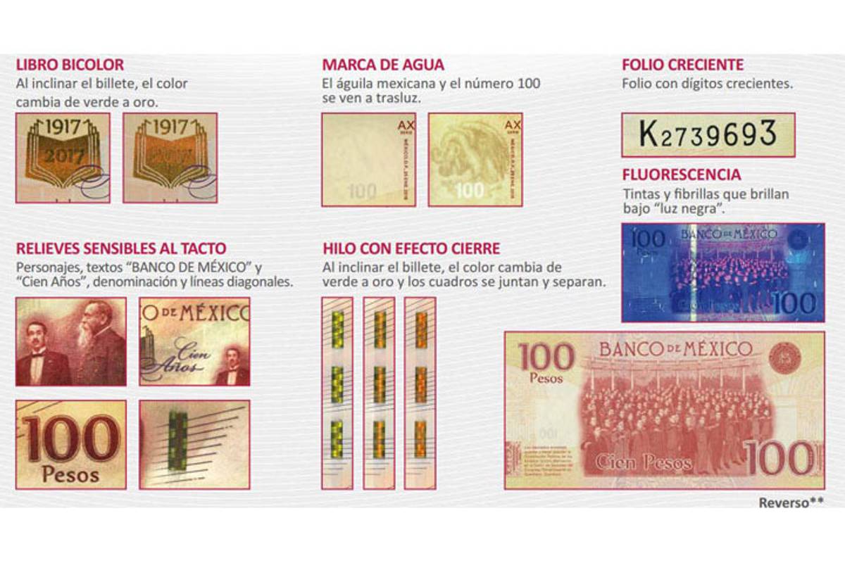 Ya circulan billetes conmemorativos falsos