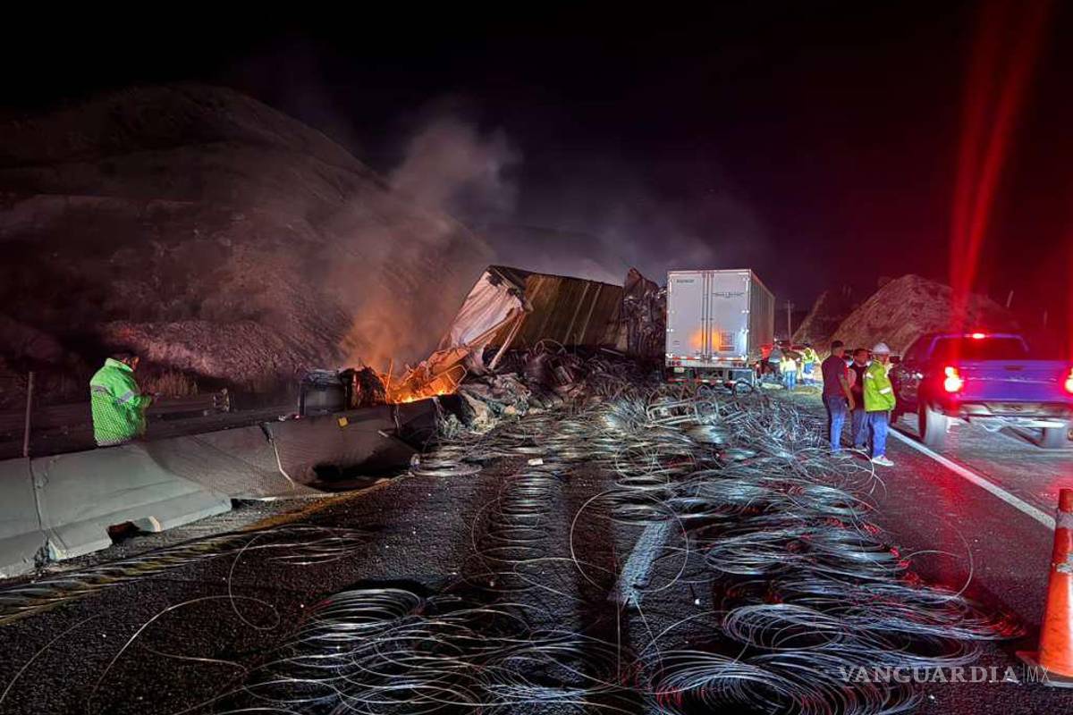 Reporta Protección Civil de NL que sigue el cierre de la autopista Mty-Saltillo