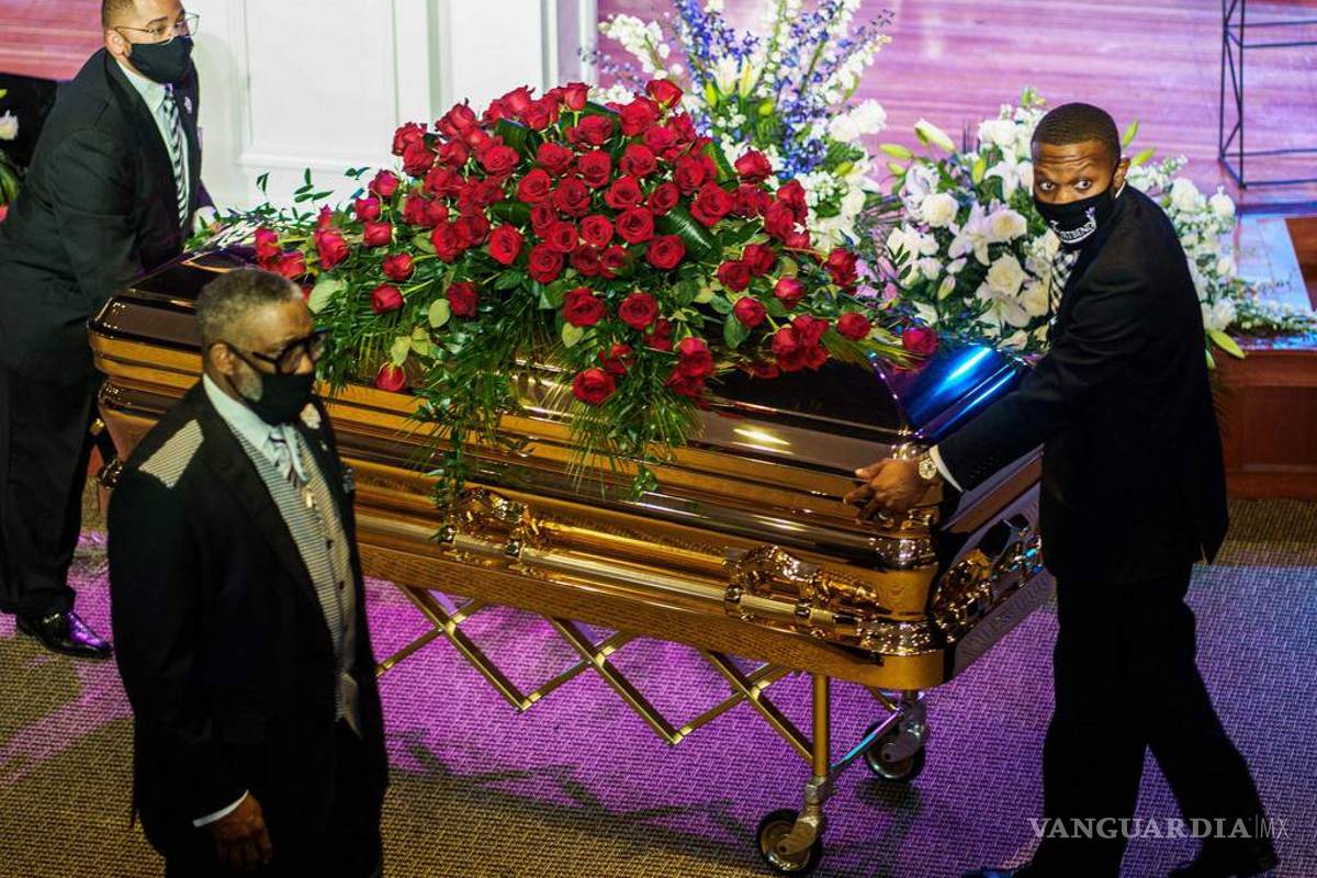 $!Así iniciaron hoy los funerales de George Floyd