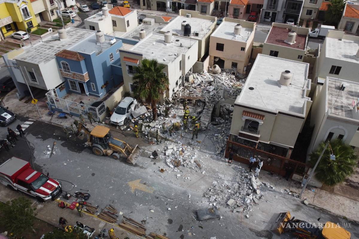 A una semana de la explosión en Saltillo, inician reparaciones en viviendas de colonia Santa Fe Cactus