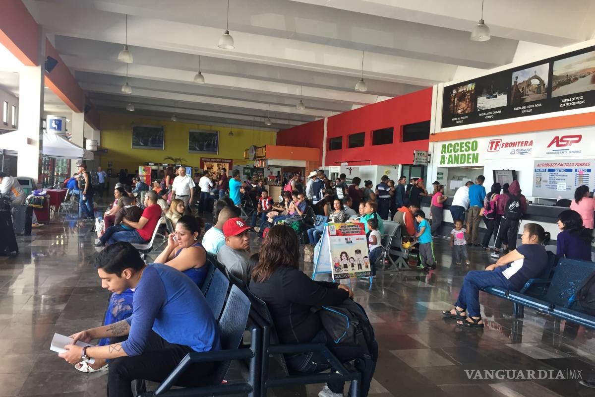 Operativo de seguridad en Central de Saltillo inhibe asaltos