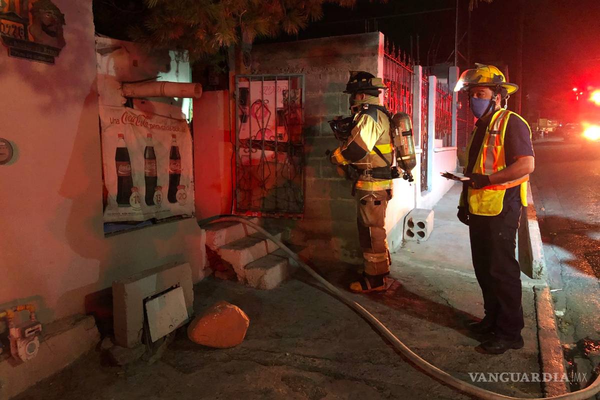 Incendio en vivienda causa una movilización