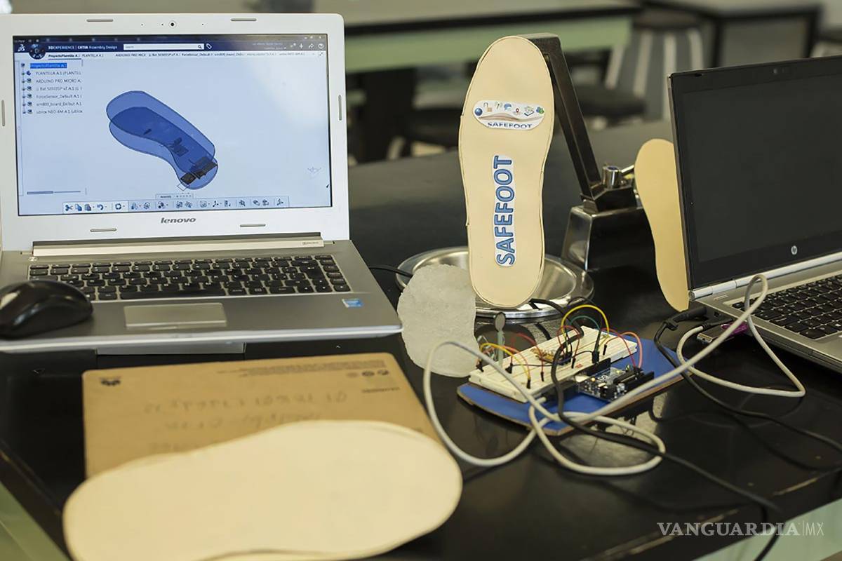 Crean alumnos mexicanos plantilla de calzado antisecuestros