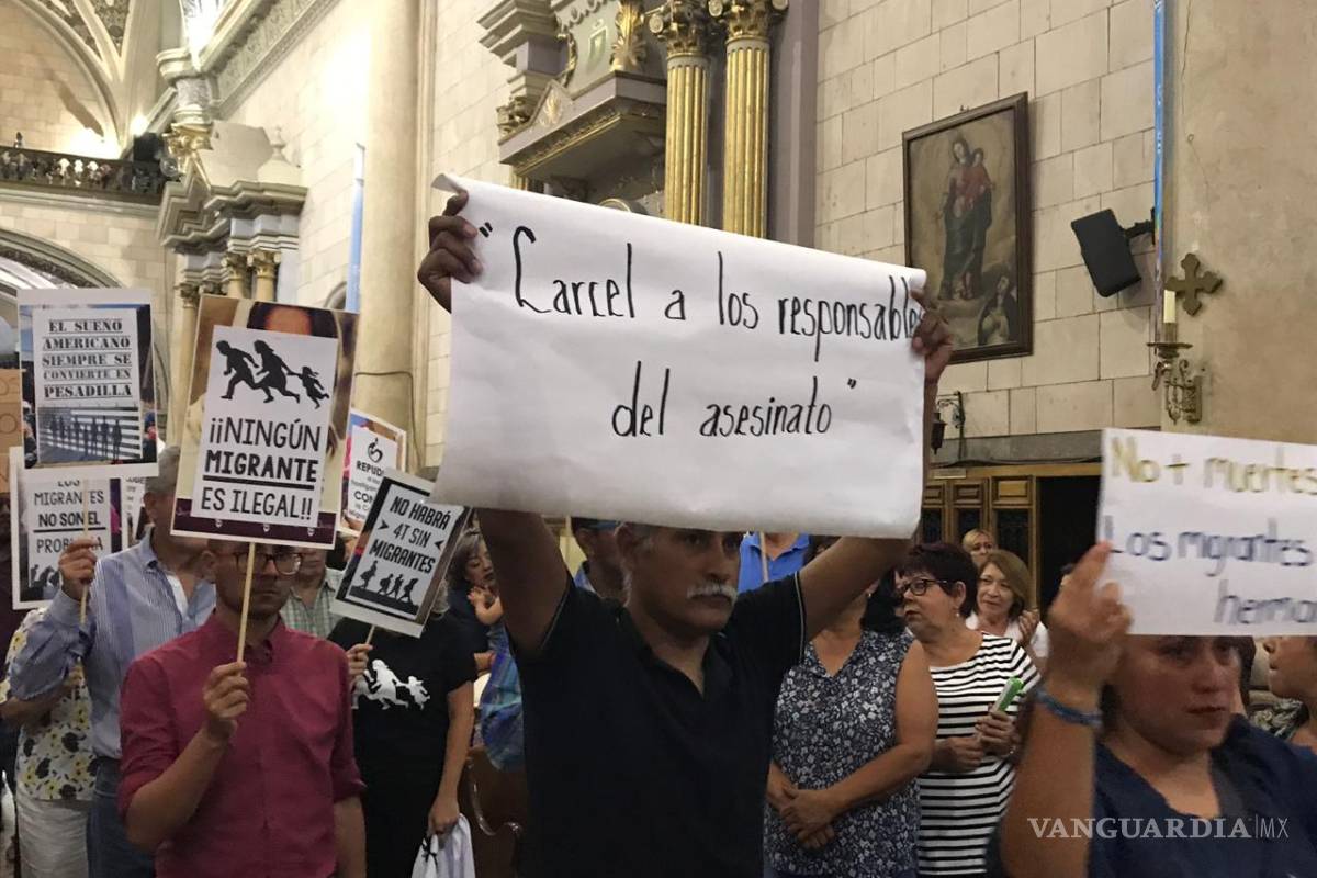 Demandan justicia en misa de migrantes