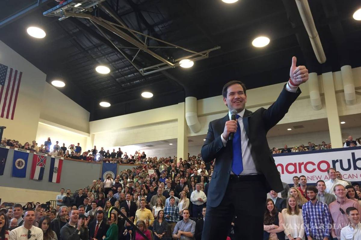 Trump es &quot;inelegible&quot; por no condenar al Ku Klux Klan: Rubio