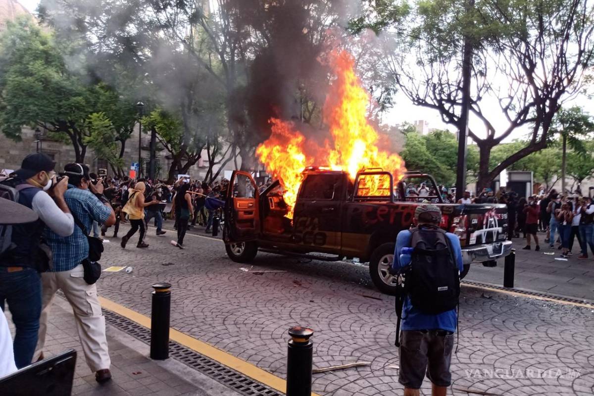 Arden protestas en Jalisco por asesinato de Giovanni