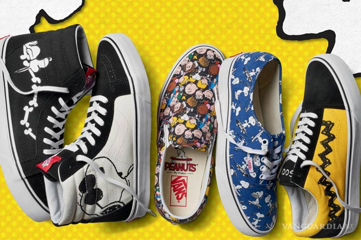 Vans lanza línea de Snoopy y Charlie Brown