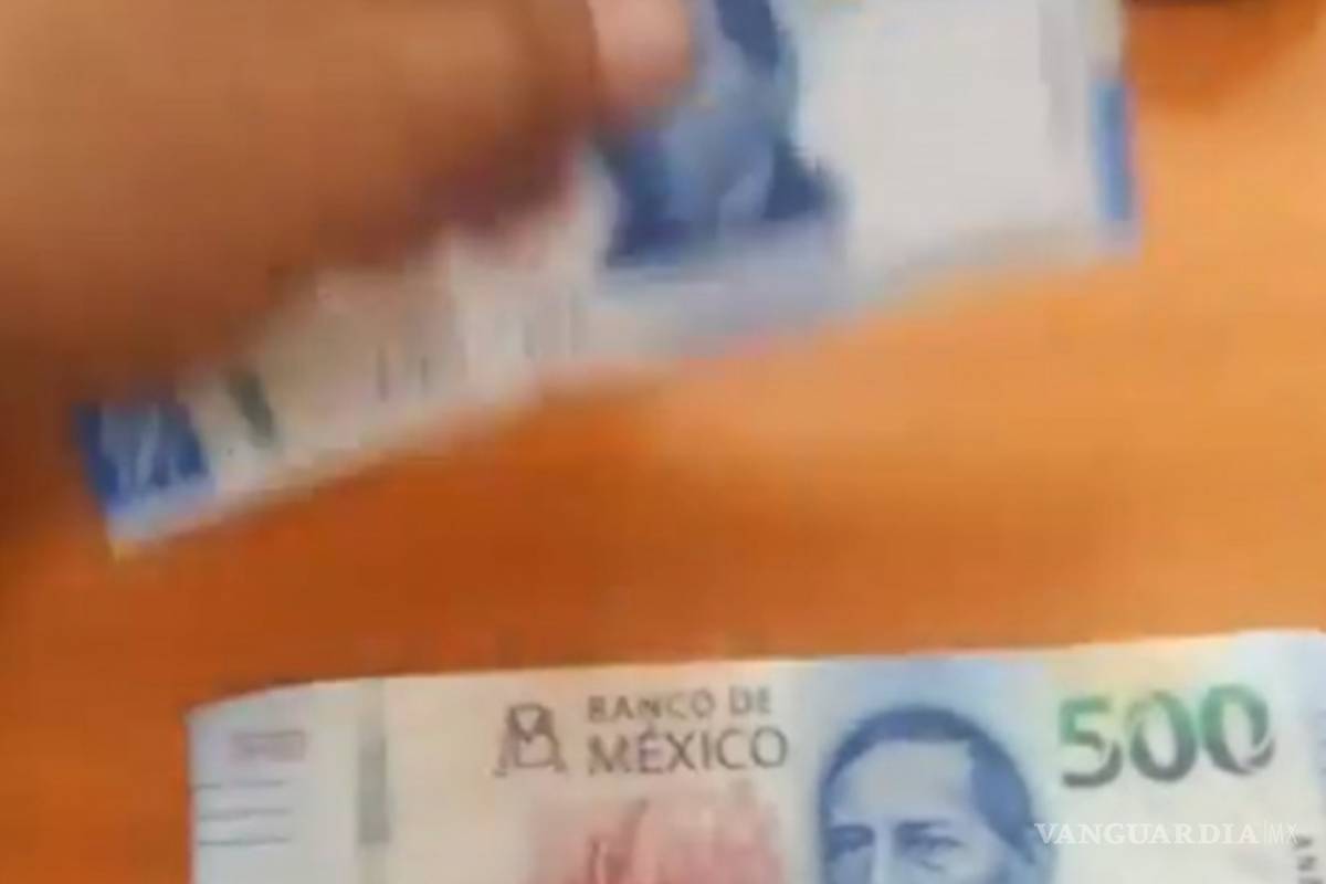 Alertan por ‘circulación’ de billetes falsos de $500