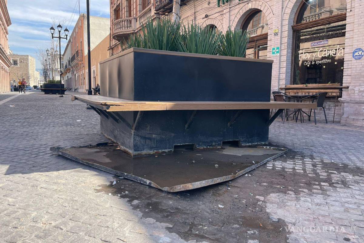 Saltillo: sufren daños Plaza Nueva Tlaxcala y Paseo Capital; Municipio evalúa reparaciones