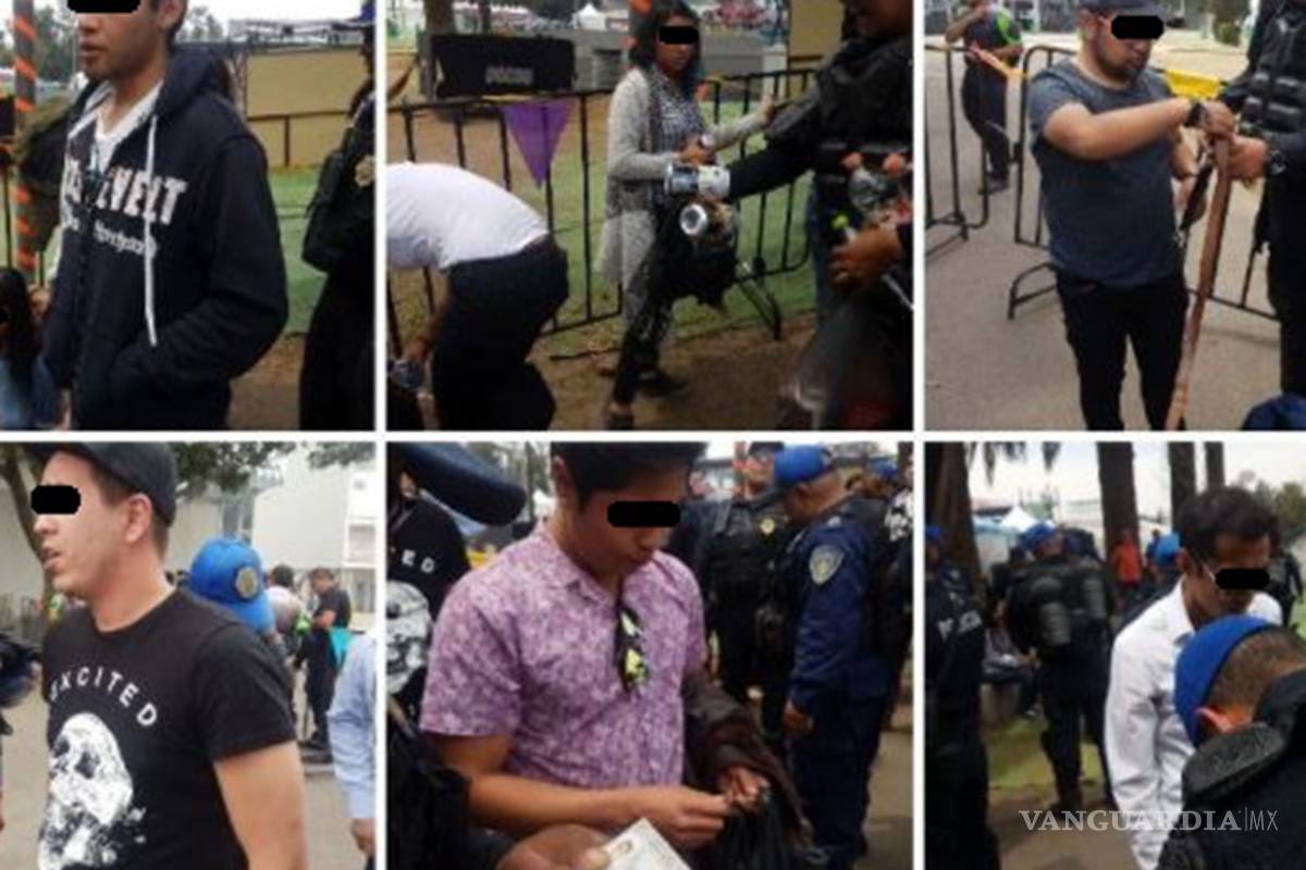 $!Trece detenidos en el Vive Latino, acusados de falsificar boletos