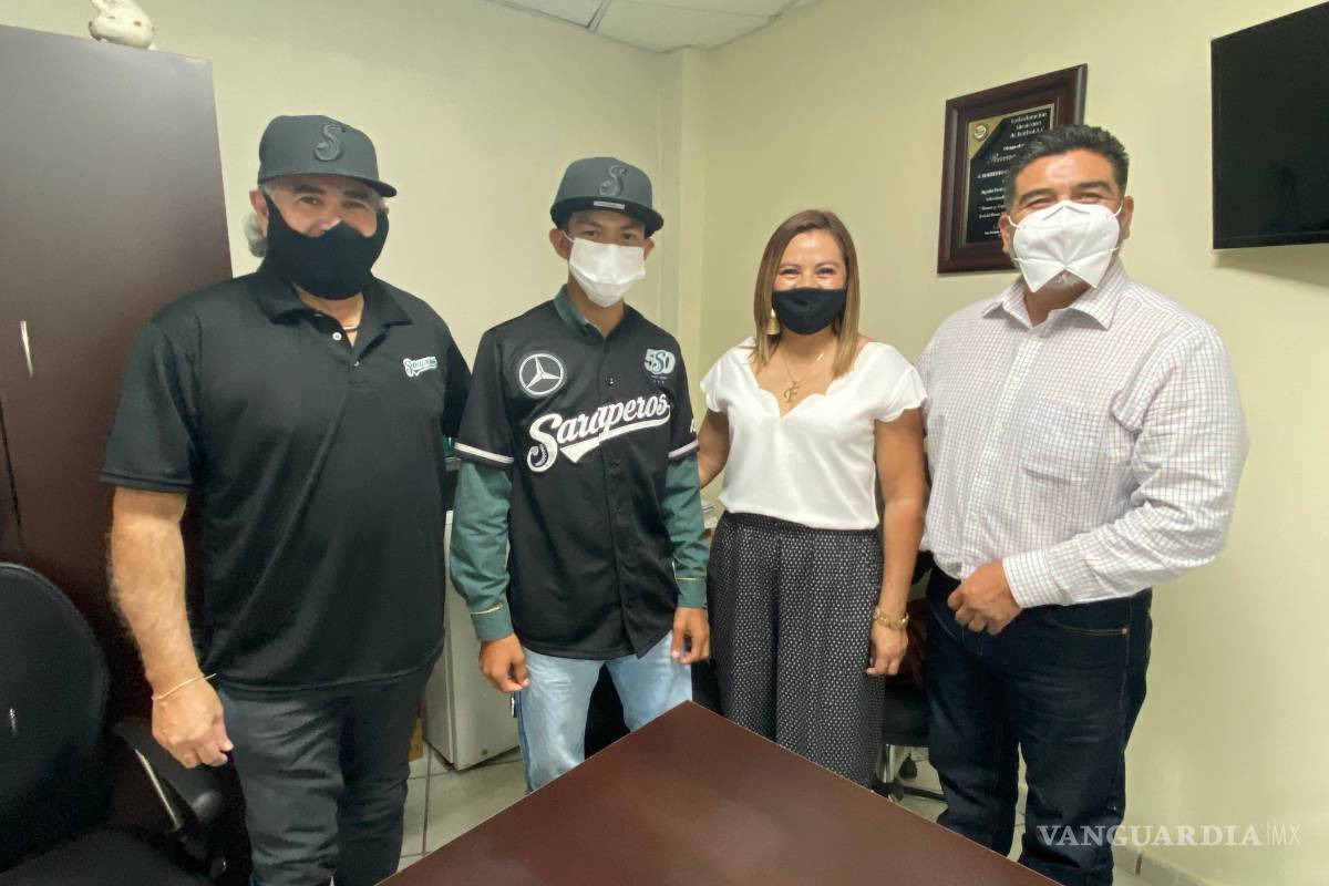 Saraperos firma juvenil pelotero: Erick Dominguez Faga