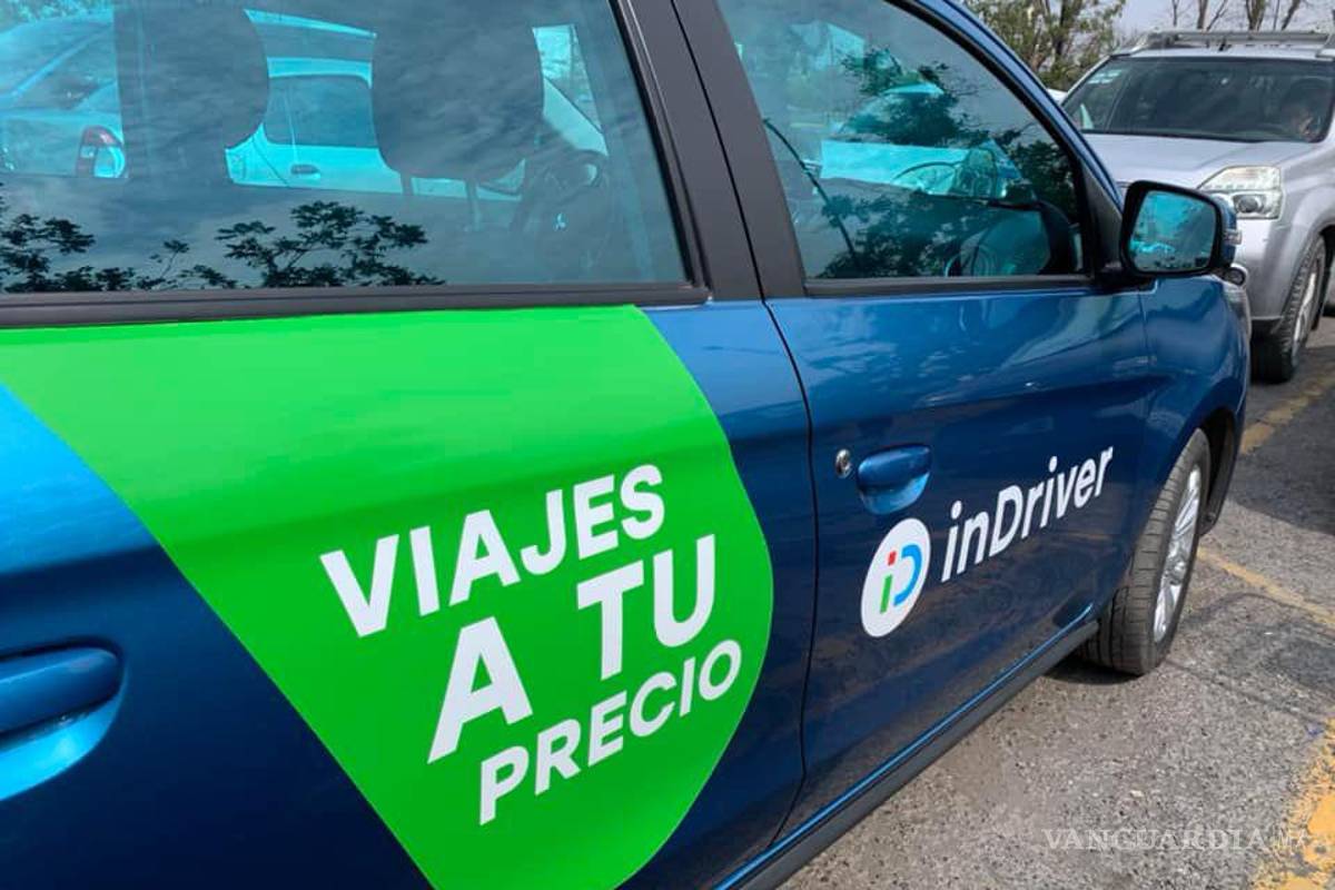 Rotula inDriver vehículos en Saltillo a cambio de 800 pesos