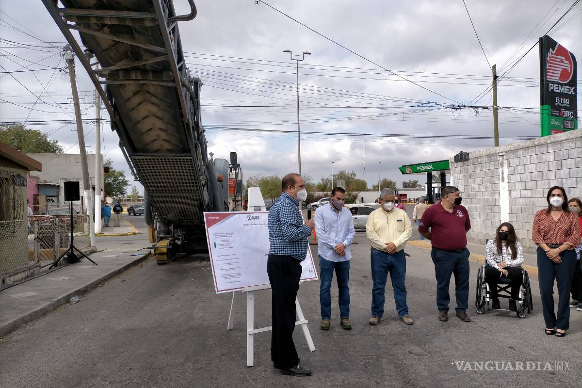 Arranca rehabilitación de calles en Piedras Negras