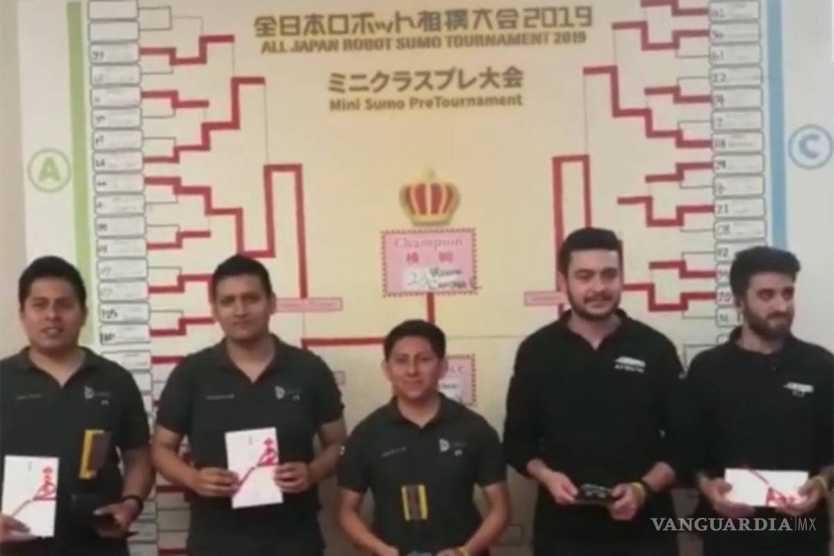 Mexicanos ganan oro y plata en torneo de robótica en Japón