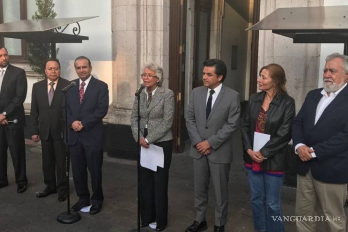 Alfonso Navarrete ofrece apoyo a Sánchez Cordero para transición