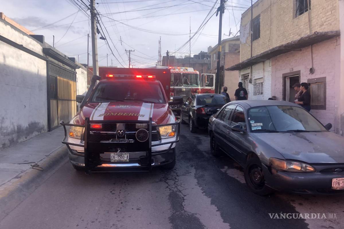 Se quema casa abandonada en el barrio Santa Anita de Saltillo