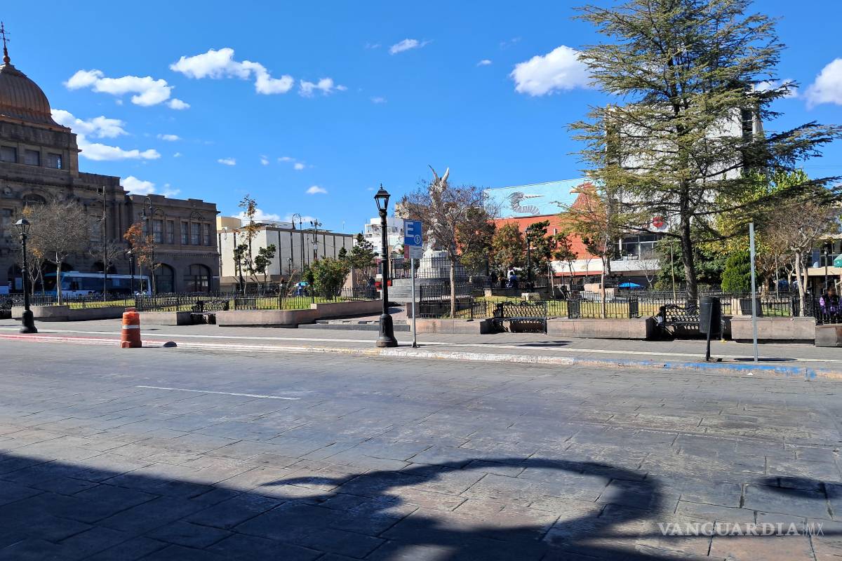 Centro Histórico de Saltillo vive una Navidad tranquila y con baja afluencia