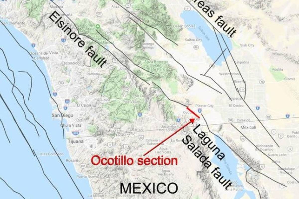 NASA revela falla tectónica que conecta a México con EU