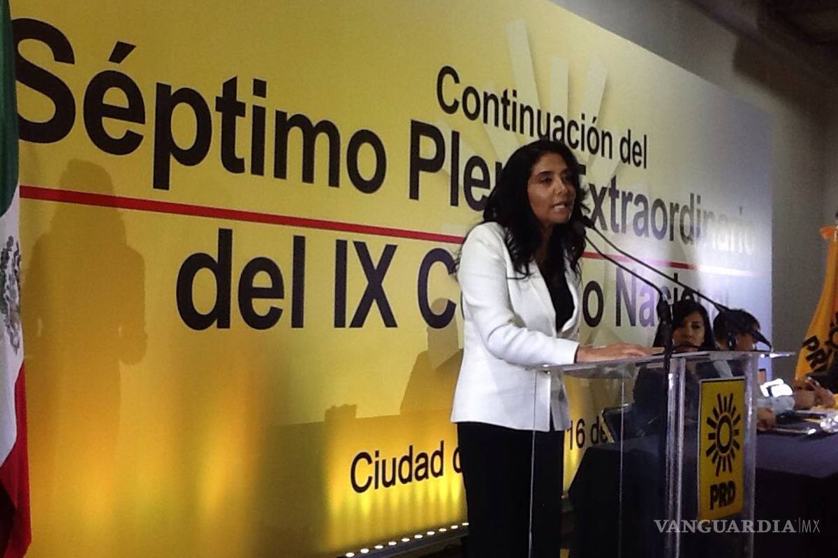 Es Alejandra Barrales la nueva Presidenta nacional del PRD