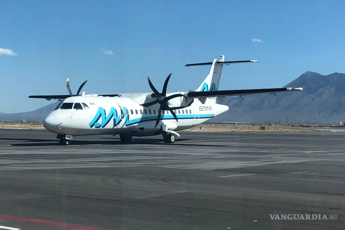 Se ‘queda’ en Saltillo avión a Piedras Negras