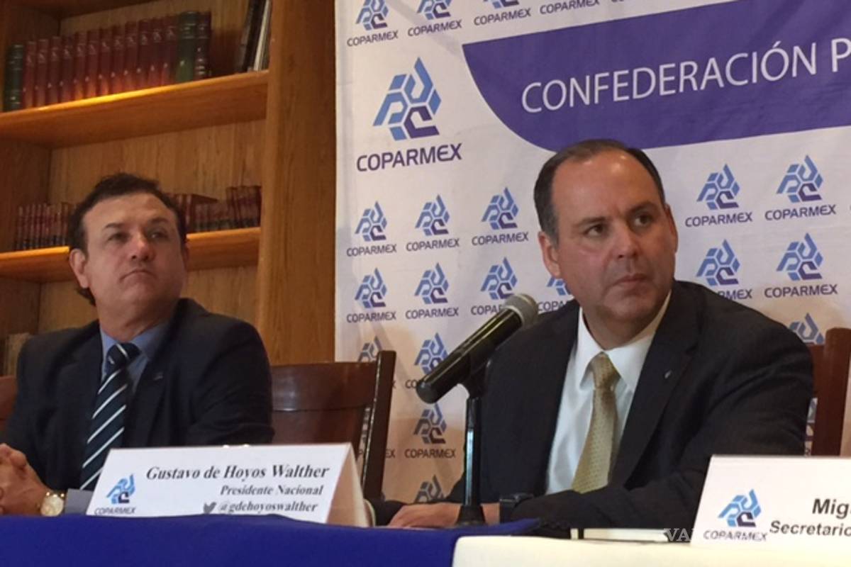 Coparmex convoca a acuerdo económico sin 'objetivos políticos'