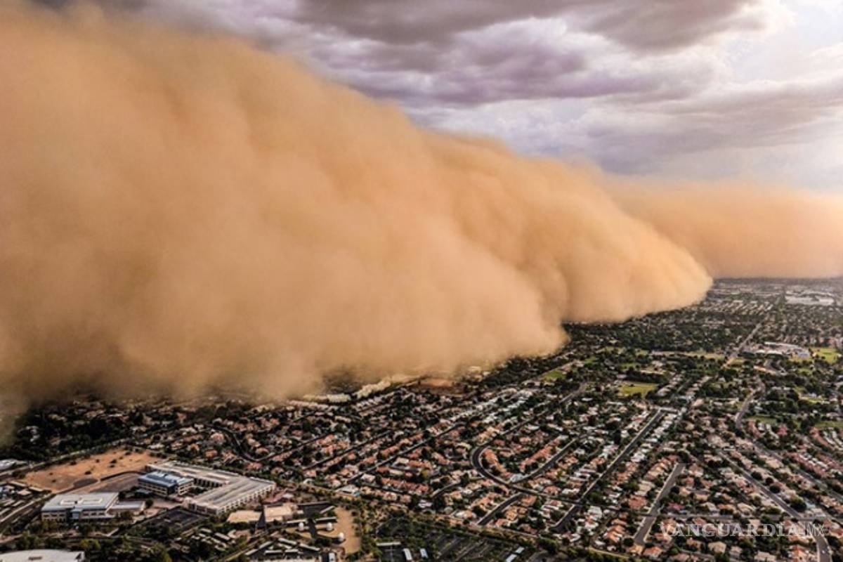 ¡Impactante! Tormenta de arena cubre Phoenix, Arizona (Video)