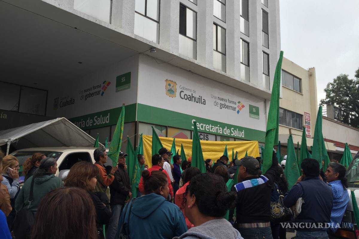 Toman miembros de la Unta la Secretaria de Salud en Coahuila