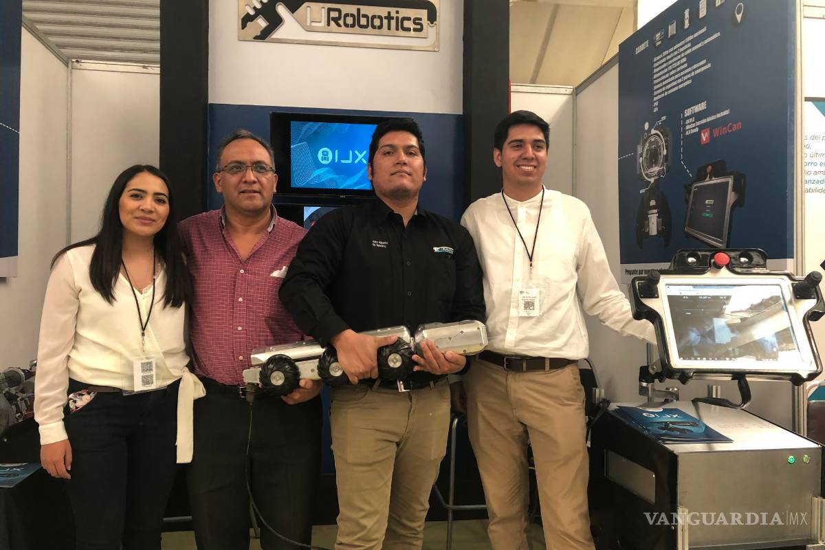 Crea empresa saltillense robot para inspeccionar tuberías