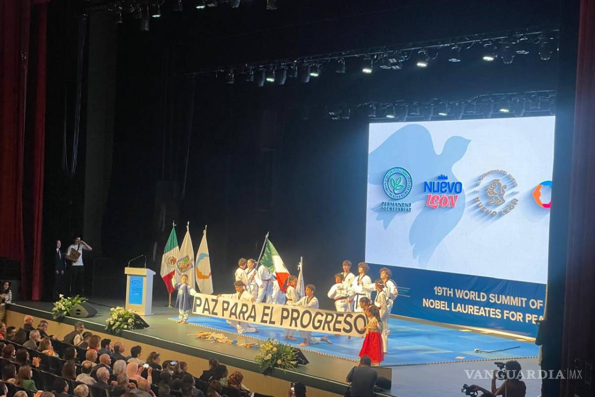 Realizan en Monterrey XIX Cumbre Mundial de los Premios Nobel de la Paz