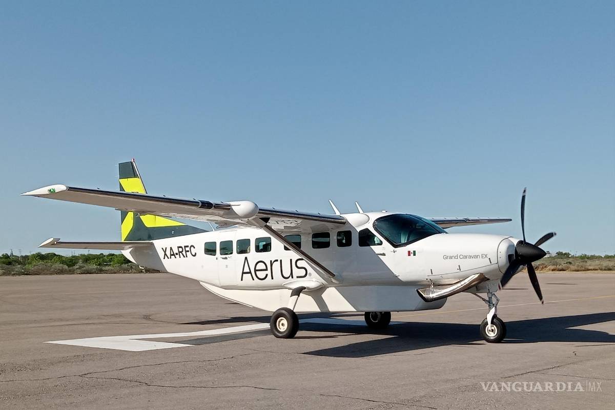 Aerus registra ocupación del 90 por ciento en vuelos de Piedras Negras-Monterrey