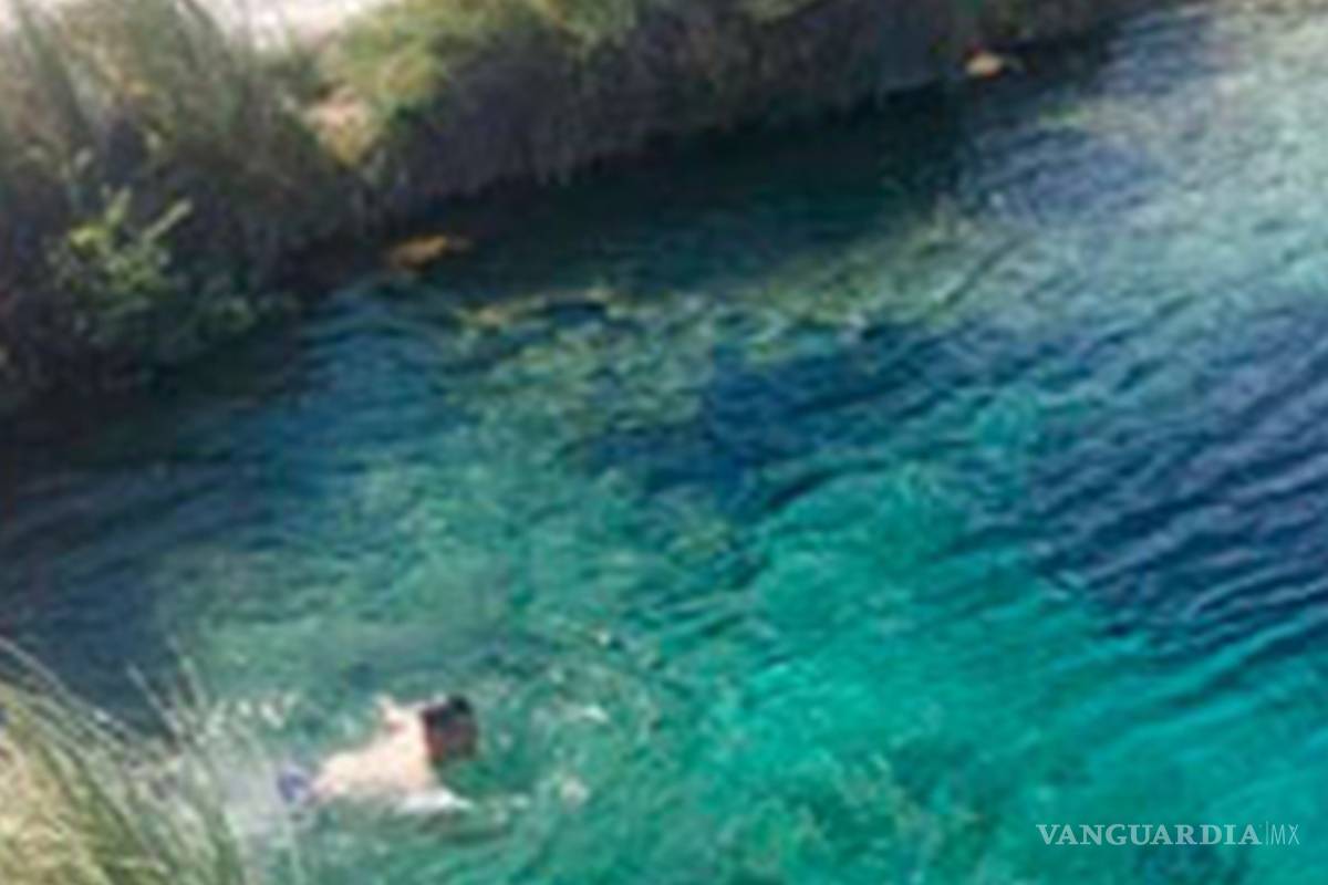 Sin castigo joven que nadó en Poza Azul