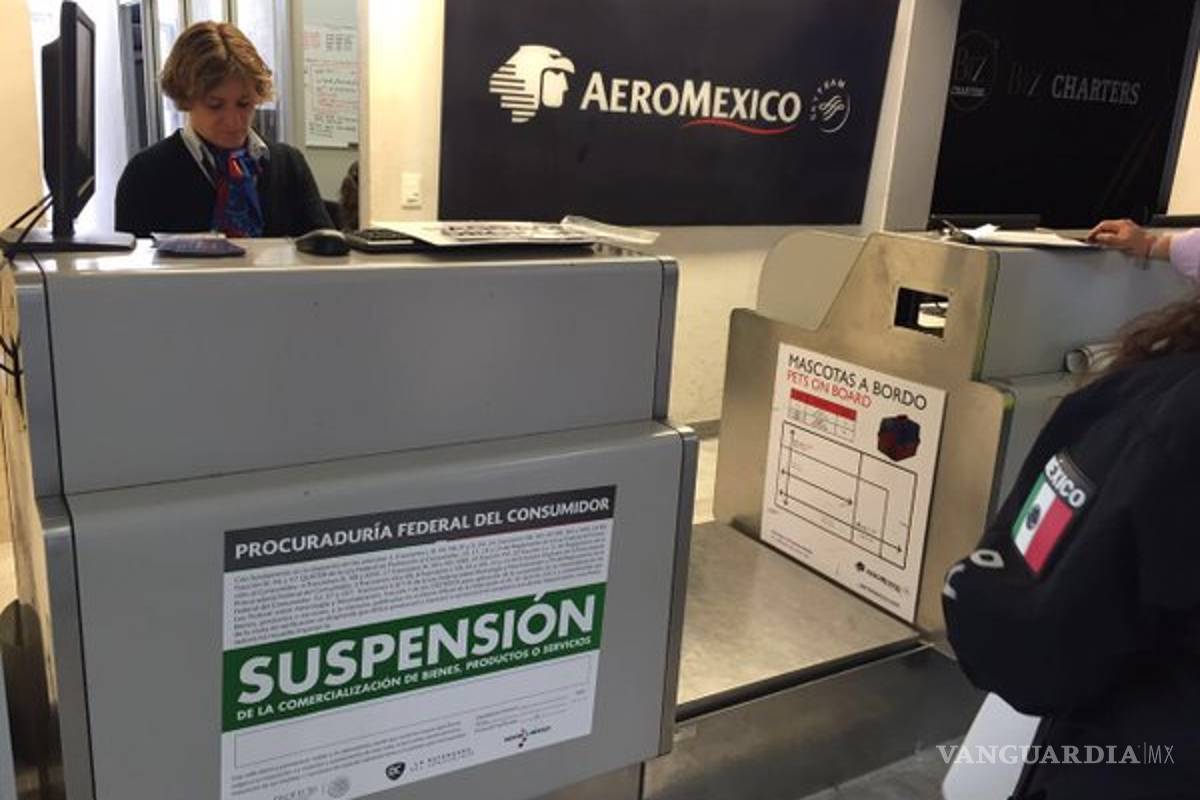 Multa de 2 mdp aplicarían a Aeroméxico por cancelaciones