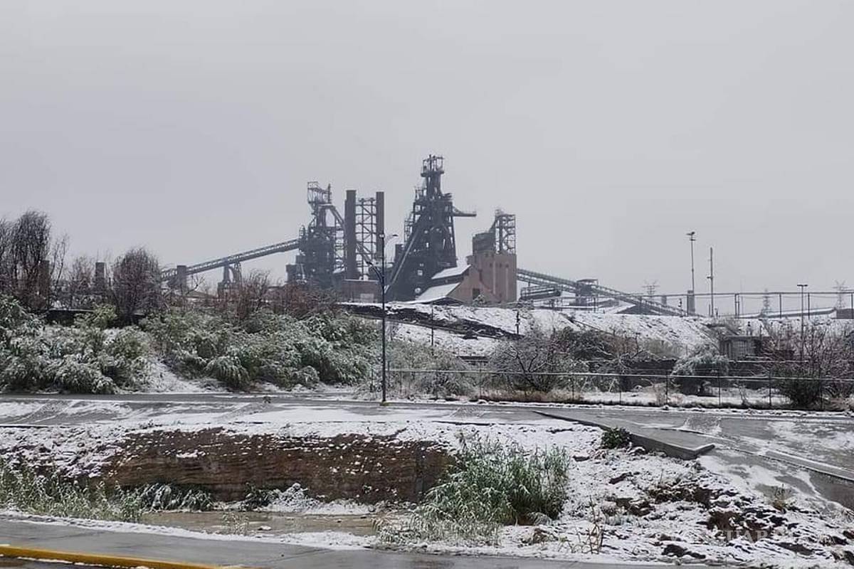Nevada sorprende a Monclova en vísperas de la primavera