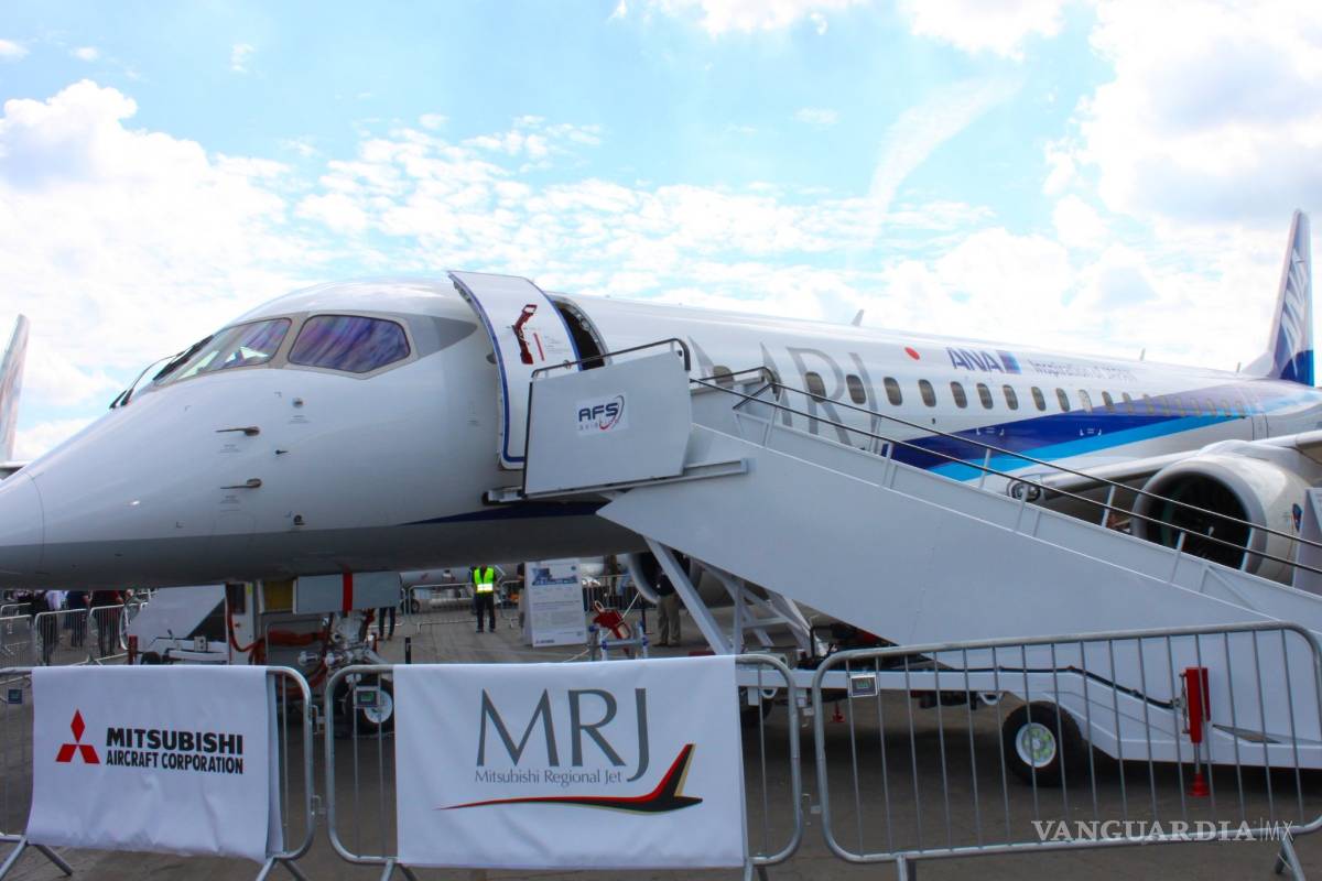 Llega rival directo de Bombardier: el primer avión de pasajeros japonés