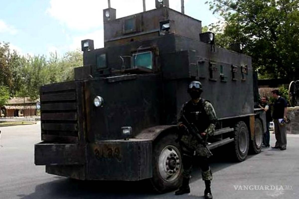 $!Así son las 'trocas monstruo' del Cártel del Noreste... vehículos blindados para resistir ataques de 'los contras'