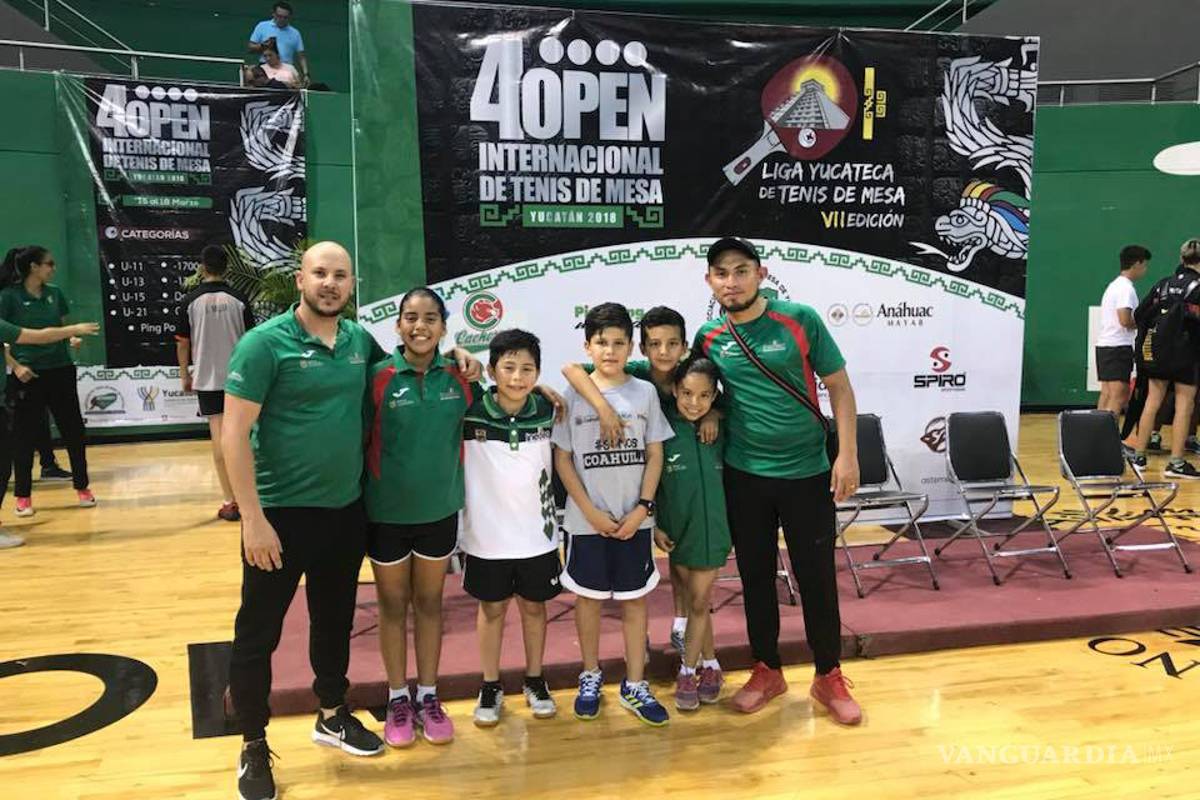 Coahuila, presente en Torneo internacional de Tenis de Mesa
