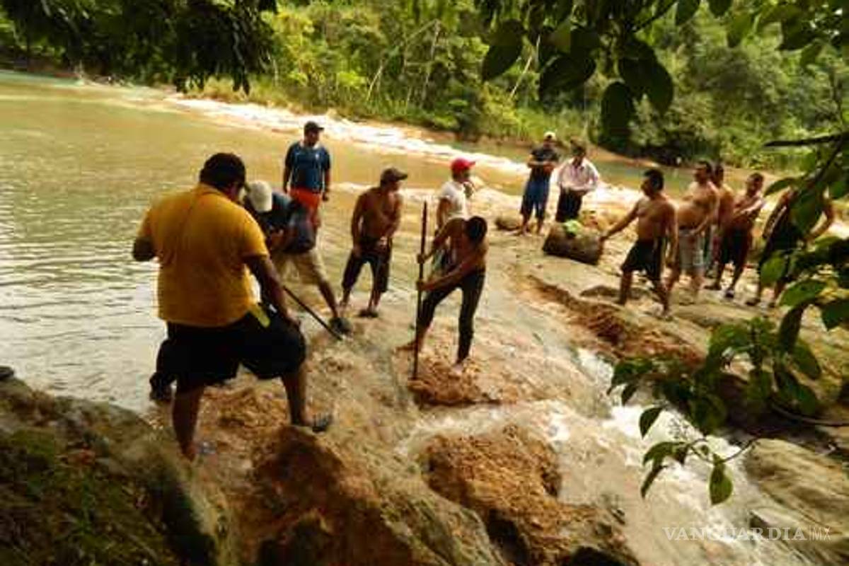 Alistan plan de rescate de las cascadas de Agua Azul