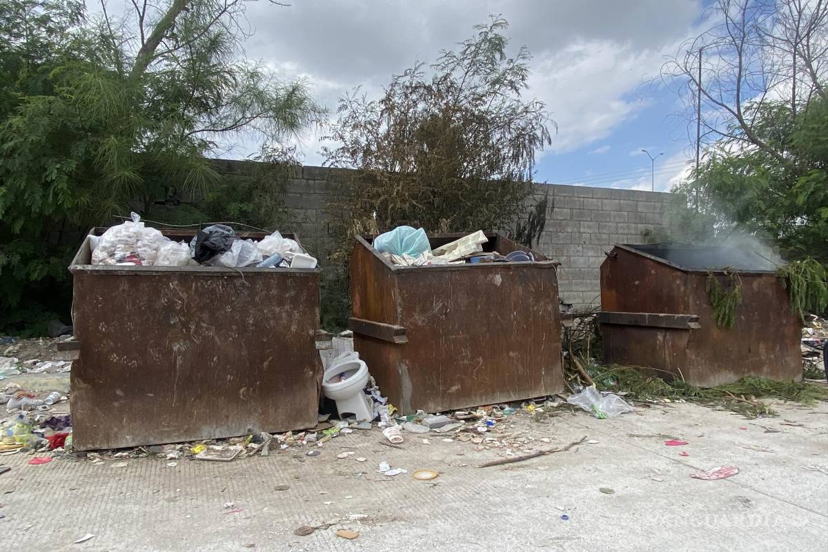 Enfrenta Monclova fuerte problema de limpieza; contenedores están saturados
