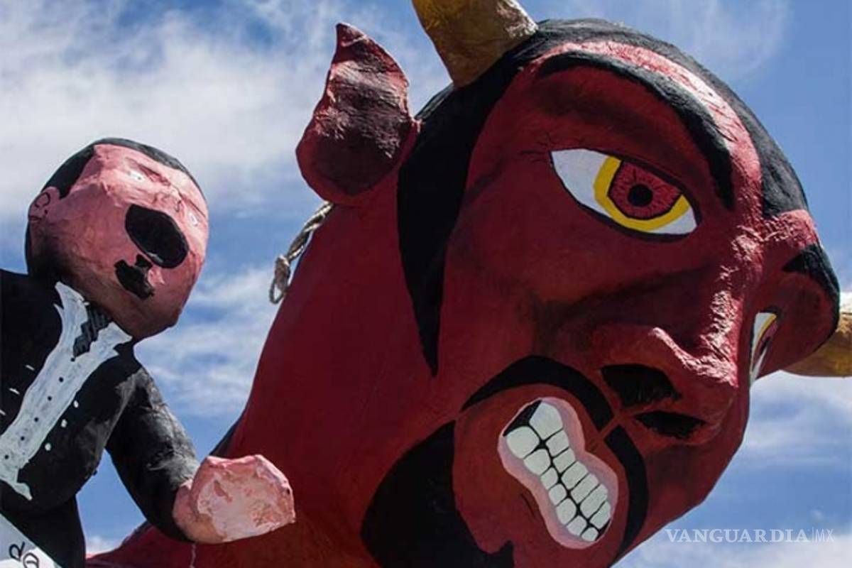 Queman a 'El Bronco' como uno de los 'Judas'