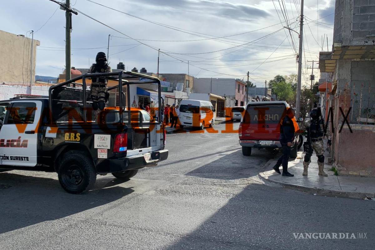 Ataca hombre a policías a balazos en colonia Oceanía de Saltillo