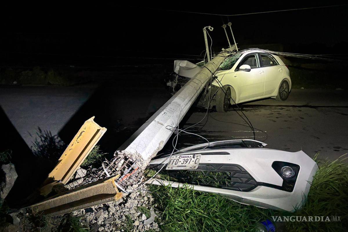 Saltillo: choques dejan sin luz a sectores de Loma Linda y Mirasierra; responsables huyen